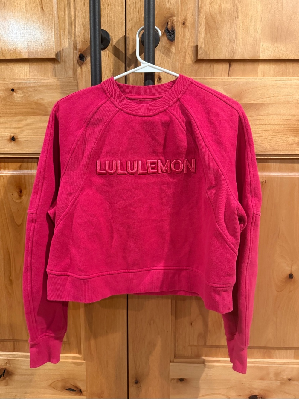Lululemon wordmark scuba crewneck